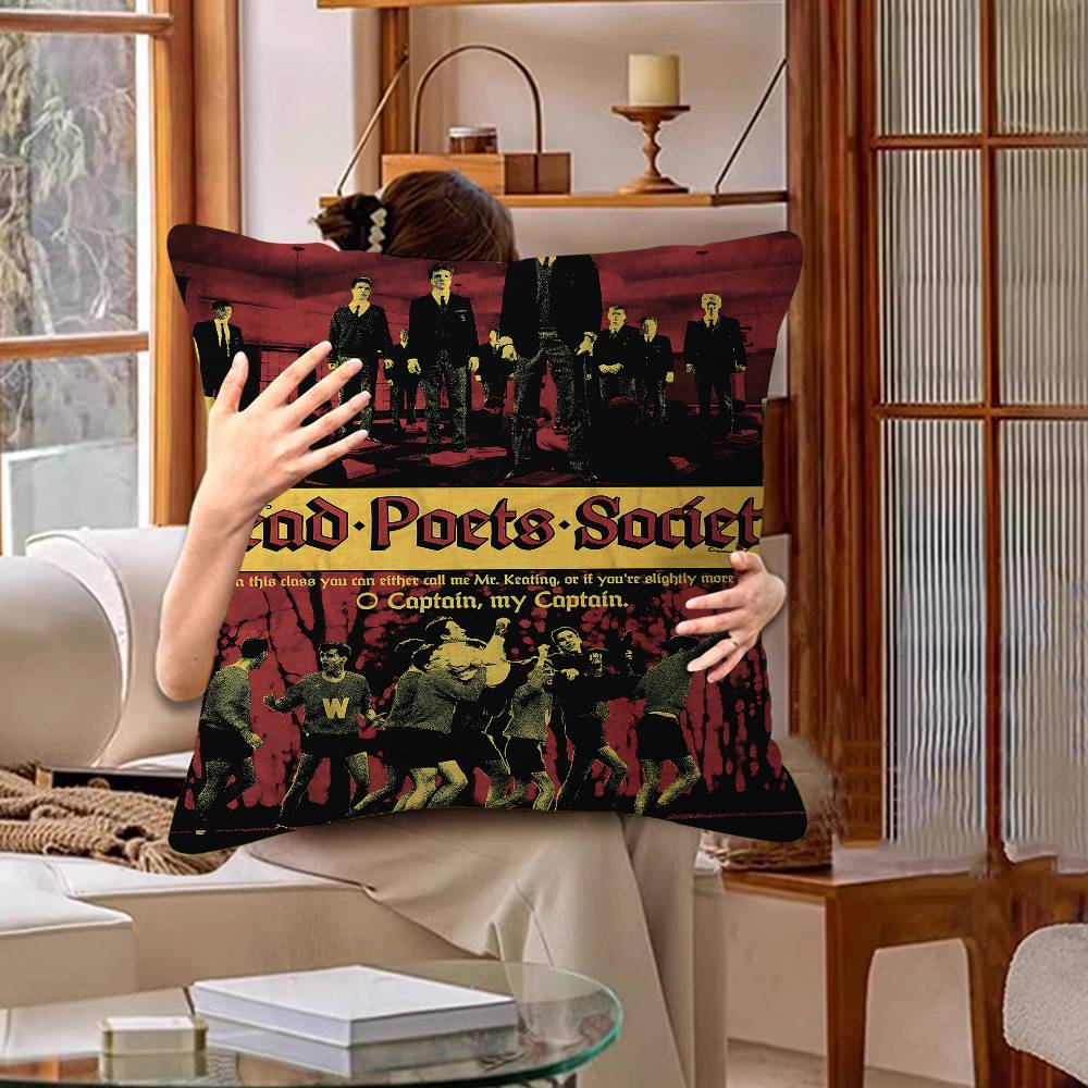 Dead Poets Society Movie Maple Design Cushion Cover Happy Autumn Harvest Decor Holiday Decorati Pillow Cover