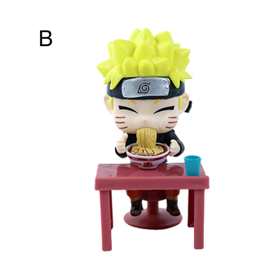 Naruto Shippuden Ramen Theme Series  Chibi Small Pvc Anime Figurine Naruto Sasuke Uchiha Merch  Toys Present For Kids