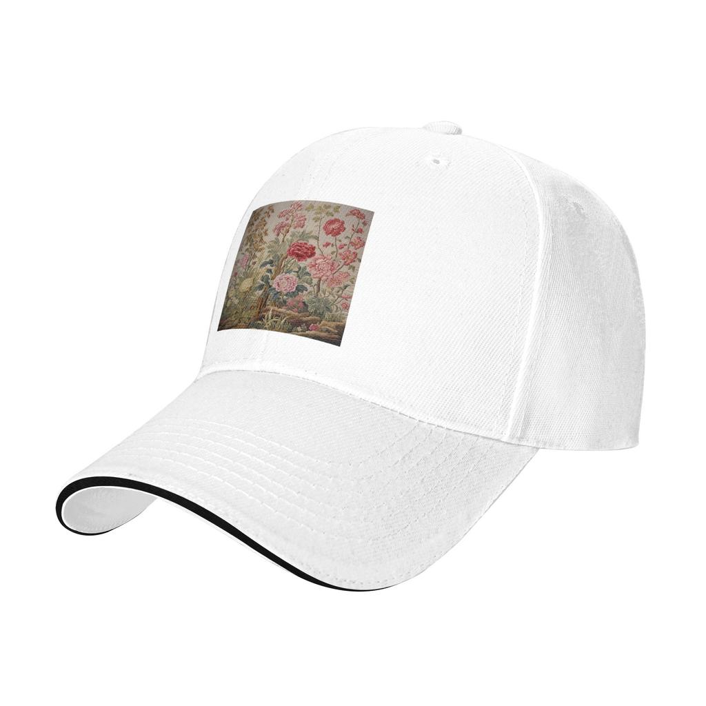 Rococo Style Luxury Floral Cap Casual Baseball Caps Adjustable Hat Hip Hop Summer Unisex Baseball Hats Customizable