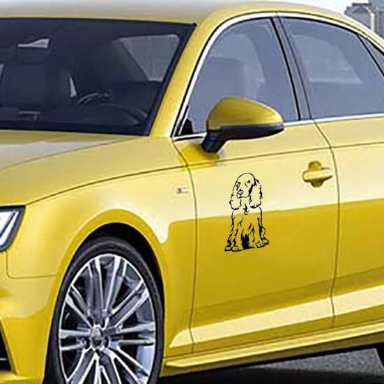 Cocker Spaniel Dog Car Body Window Sticker PET Decal Styling Truck Decoration