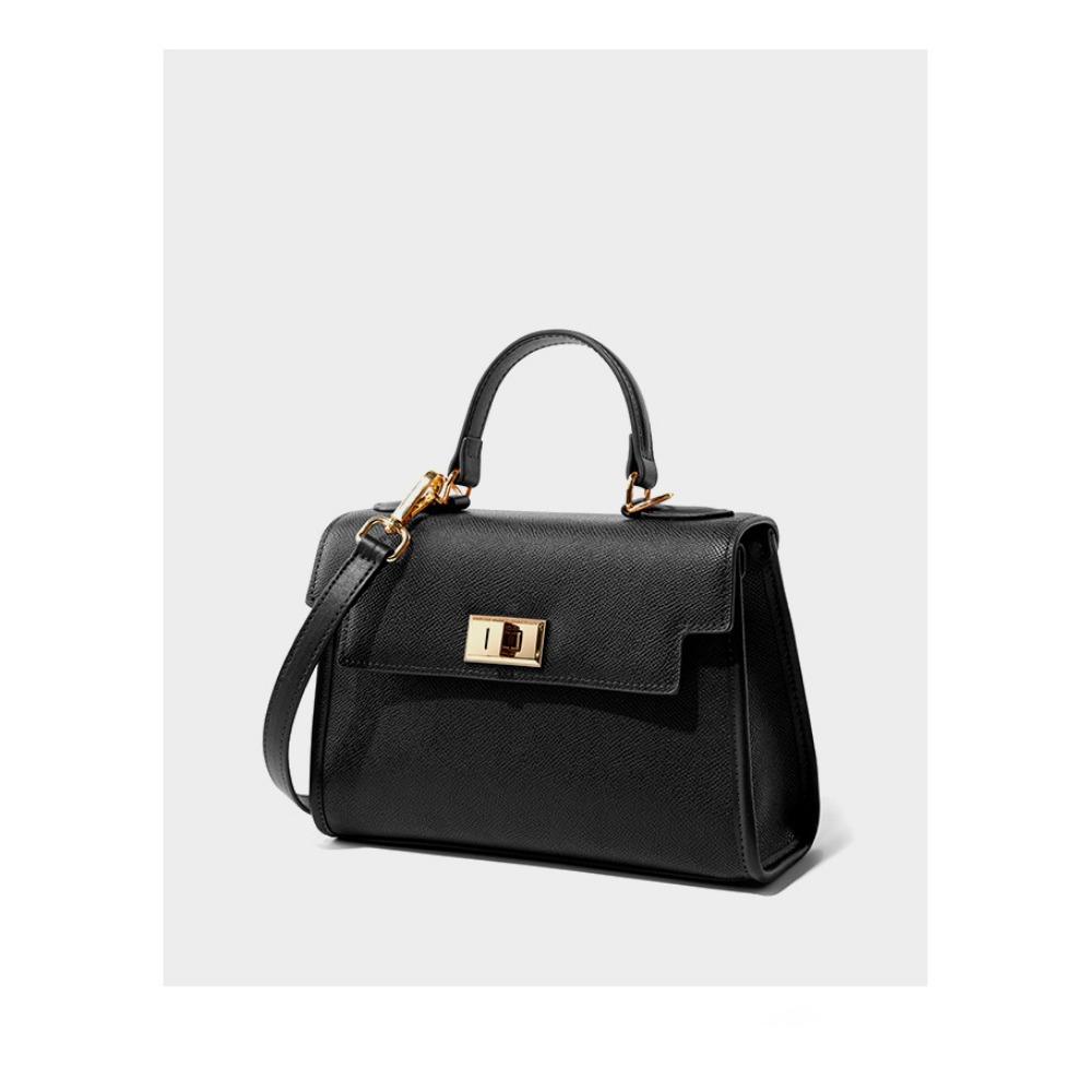 

Женская сумка Commuter, универсальная сумка через плечо из коровьей кожи, модная сумка-мессенджер чёрный