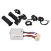 48V 500W Electric Bicycle Throttle Controller Kit Stable Electric Bike Controller Handlebar Kit with Headlight