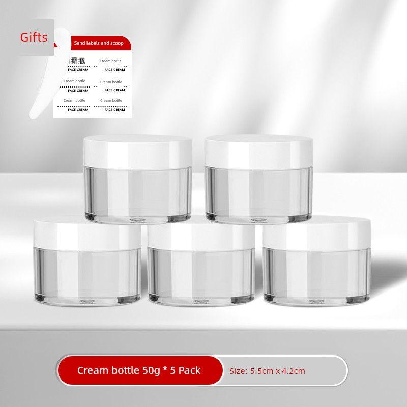 Drop-Resistant Facial Cream Travel Bottle High-End Cosmetics Sample Empty Bottle Travel Sub-Bottle Cream Tall Bottle Portable Eye Cream Box