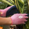 2 Pairs Thickening Kids Work Gloves Cartoon Gardening Gloves  for Student Children