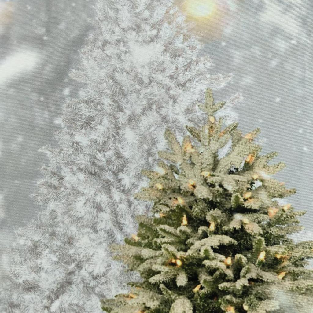 Winter Tapestry Fantasy Forest Snowy Christmas Trees White Snowflake Tapestries Nature Scenery Snowfield Xmas Happy New Year
