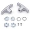 RV For Waste Valve Handle Kits with Nuts Screws and Gaskets Full Set for Convenient RV For Waste Valve Replacement