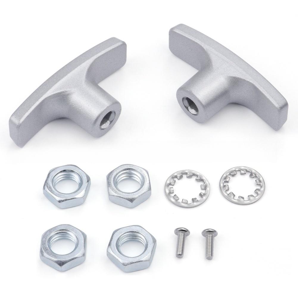 RV For Waste Valve Handle Kits with Nuts Screws and Gaskets Full Set for Convenient RV For Waste Valve Replacement
