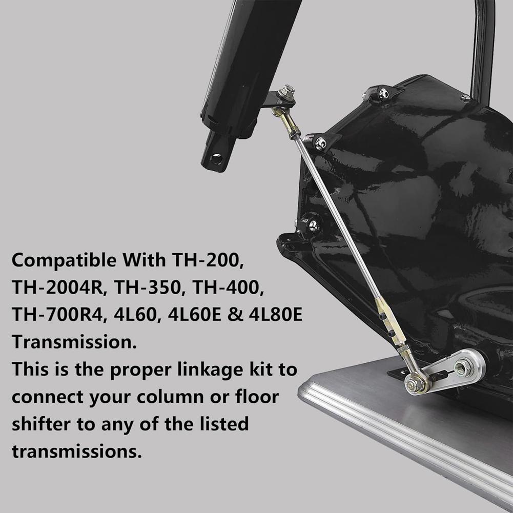 Transmission Column Shift Linkage Kit Adjustable Shift Transmission Column Linkage Kit for TH-200 TH-350 TH-400 Transmissions