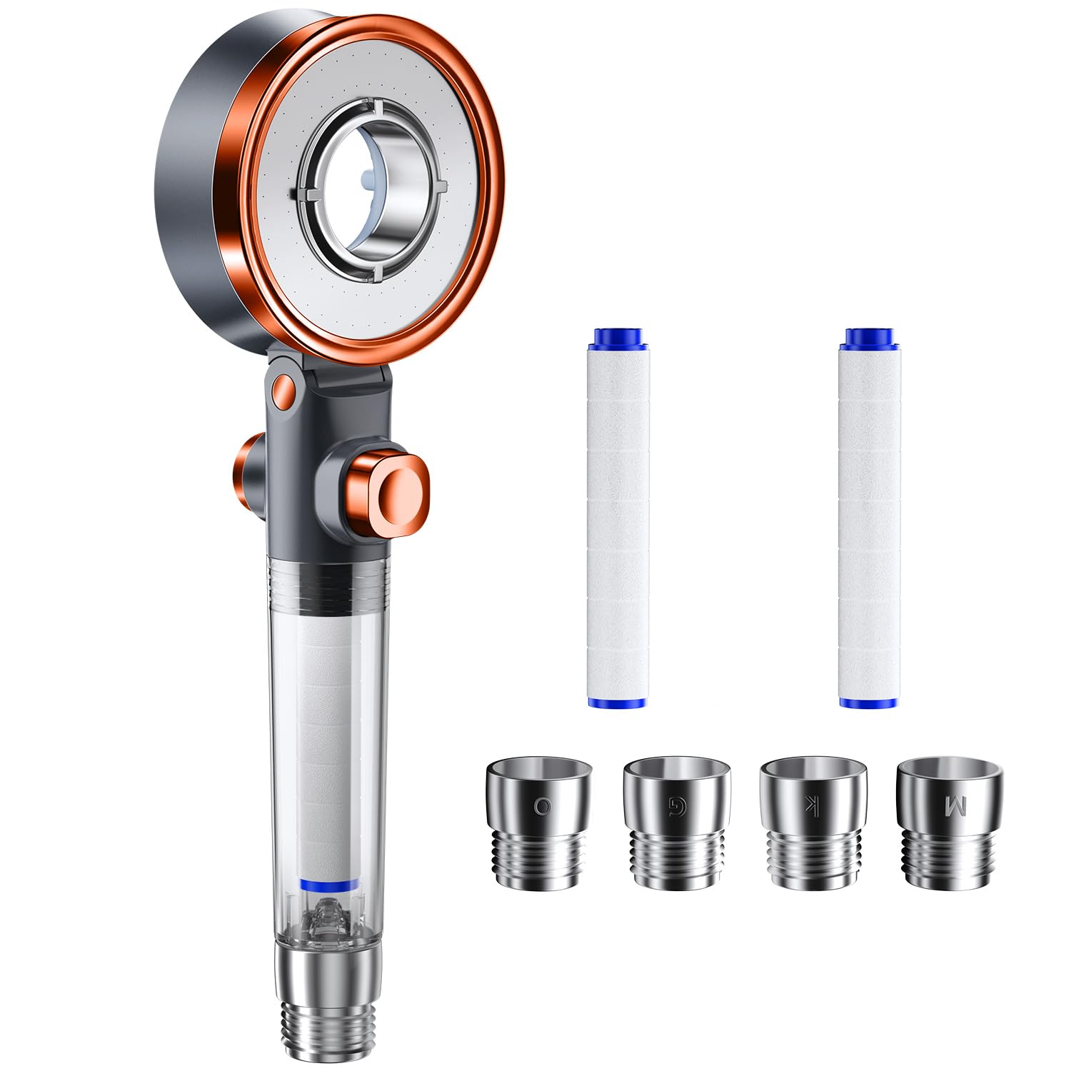 

Zatori Shower Head Microna High cleaning power water stop Moisturizing mode Shower head Easy to install water flow Adjustable water pressure Scalp