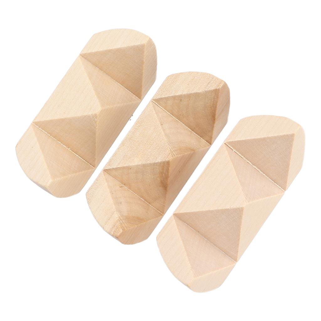Wooden Brain Teaser Puzzles Football Shape Preventing Alzheimer Unlock Interlock Puzzle Toys for Adults