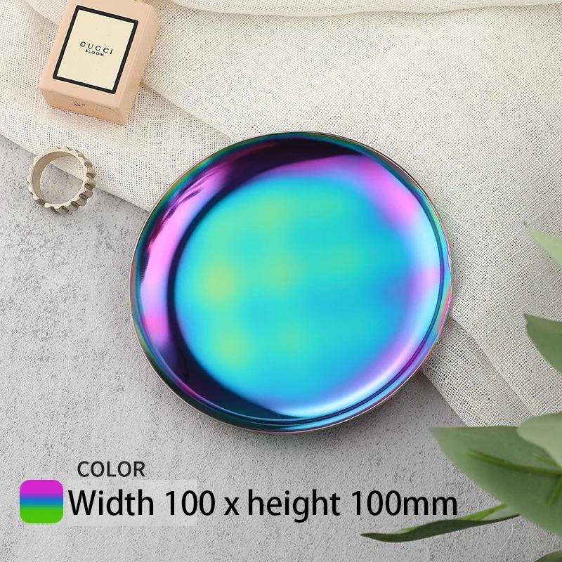 Modern Simple Stainless Steel Metal Water Drop Multi-shape Snack Tray Storage Jewelry Storage Metal Decoration Storage Organizer