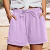 Women’s Drawstring Elastic Waist Casual Shorts with Pockets Relaxed Fit Lightweight Soft Fabric Summer Lounge Bottoms