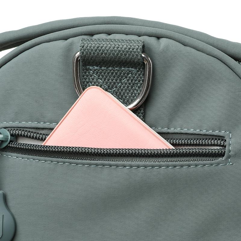 Women Mini Convertible Nylon Backpack Multi Pocket Crossbody Bag Top Handle Shoulder Bag  for Daily Use Travel Shopping Holiday Gifts