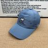 Lazy cat embroidery quick-drying baseball cap women's summer light and breathable sunshade cap men's outdoor sunscreen hat