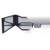 Beiyipin Foldable Four-Panel Self-Haircut Mirror