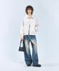 Standarderror 87-Stan057 Raglan Suede Blouson Jacket Ivory