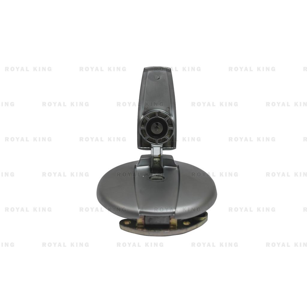 Black & Silver Lockset "Assembly Fit For Royal Enfield Super Meteor 650"