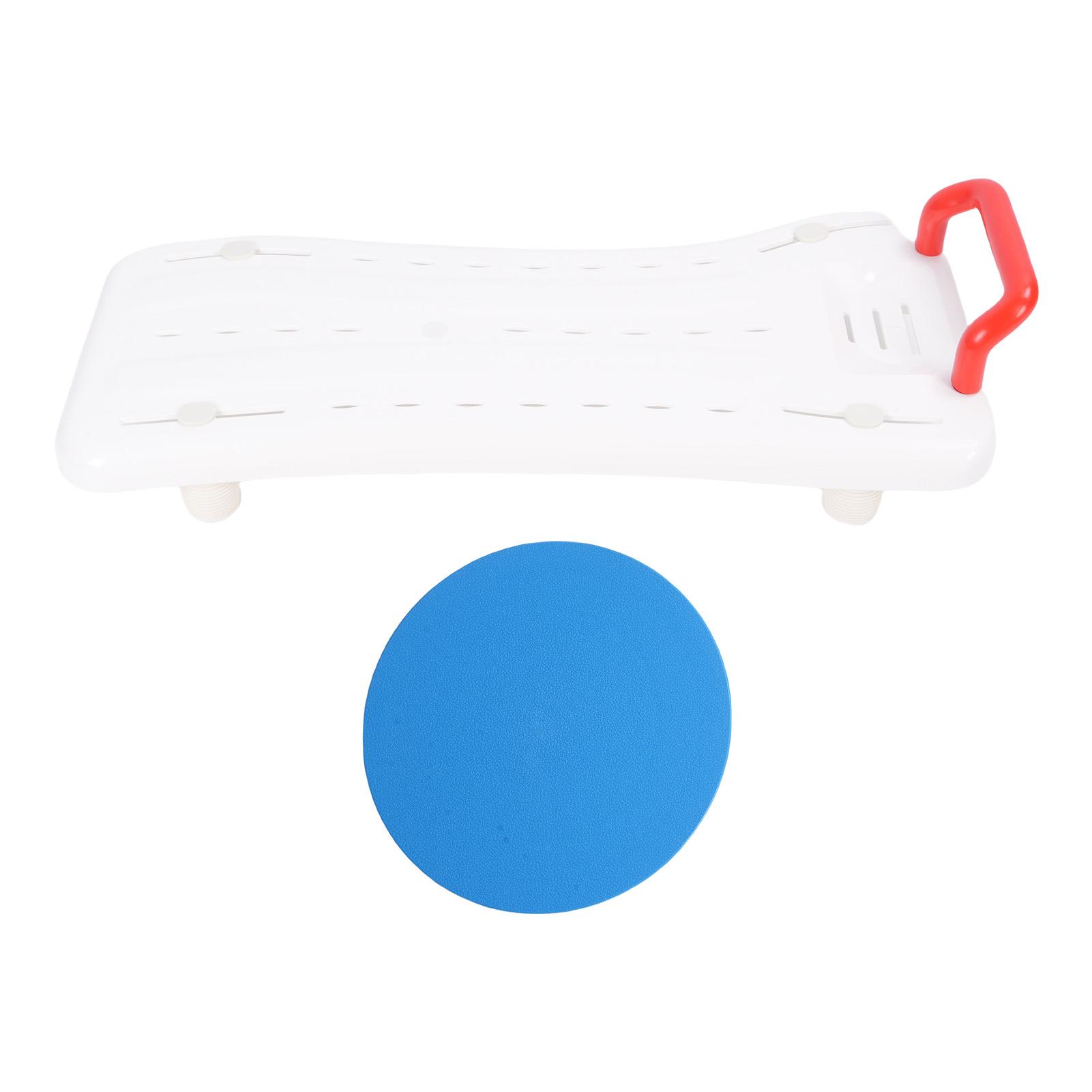 

Bathtub Bench Non Slip 360 Degree Rotation Tub Shower Bench with Handle for Bathroom