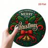 Vintage Metal Tin Sign 8x8 Inch Retro Christmas Holly Berry Wall Decor for Home Bar Cafe