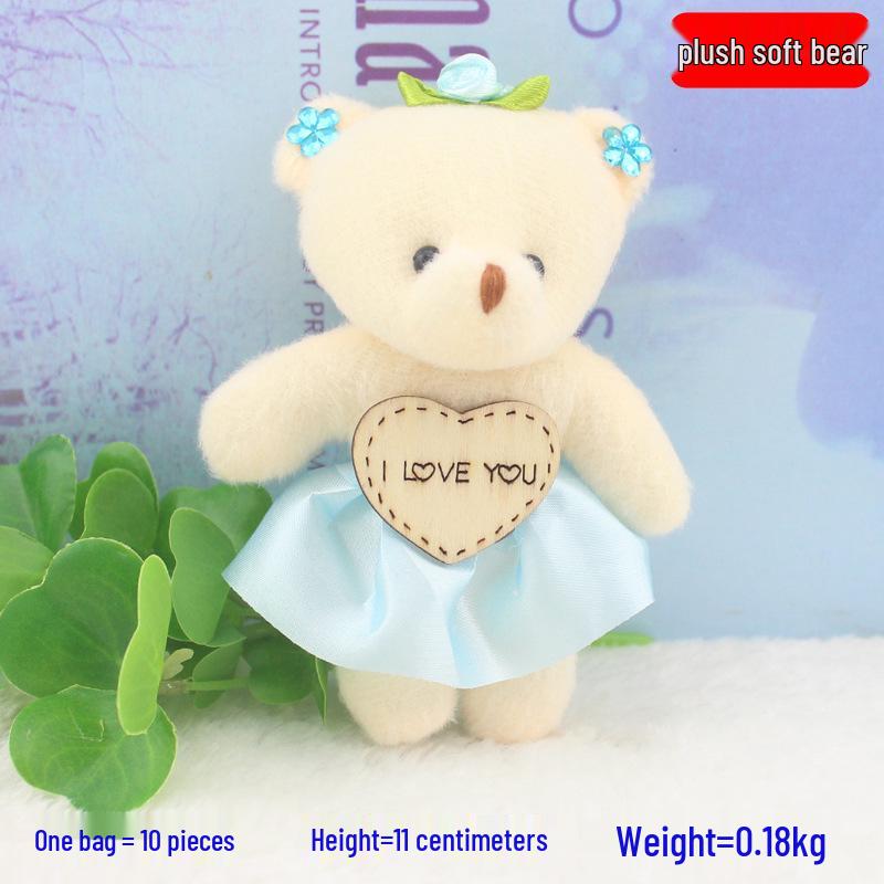 

Плюшевый мишка, мультяшный букет из кукол - Идеально для свадеб и торжеств Plush Soft Bear