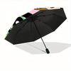 1pc Powerpuff Girls Automatic Umbrella 8-Bone Design Compact Gear for Outdoor Travel, Perfect Gift for Friends or Family yy280828174