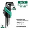 GREENERY Highstrength Allen Key Hex Wrench Set MultiSize Hexagon Spanner Metric Wrench L Type Hex Key For Socket Screws