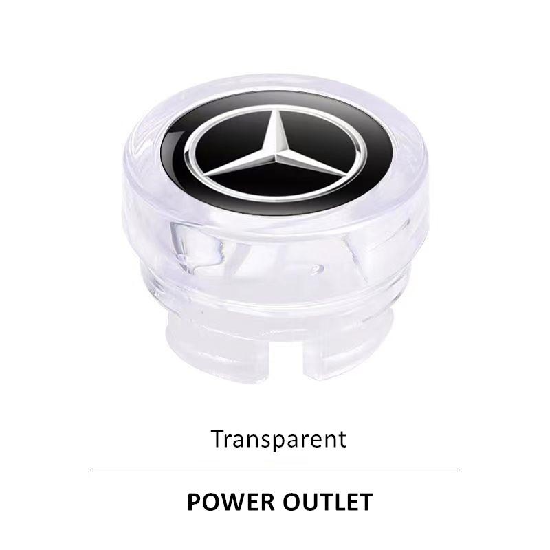 Q0111-para Mercedes Benz AMG C180 C200 E260 E300 W23 W204 Acendedor de Cigarros do Carro Tampa contra Poeira Tampa à Prova de Poeira Plugue Molduras Internas DYQG-B