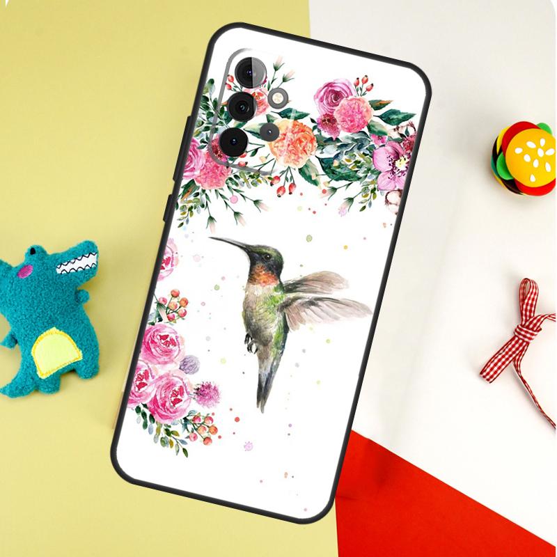 Hummingbird For Samsung Galaxy A05 A06 A16 A54 A34 A14 A55 A35 A15 A53 A33 A13 A22 A32 A52 Phone Case