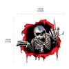 Personalized Skull Middle Finger Car Decoration Decal Waterproof Car Sticker Suitable for All Kinds of for Cars 15x14cm