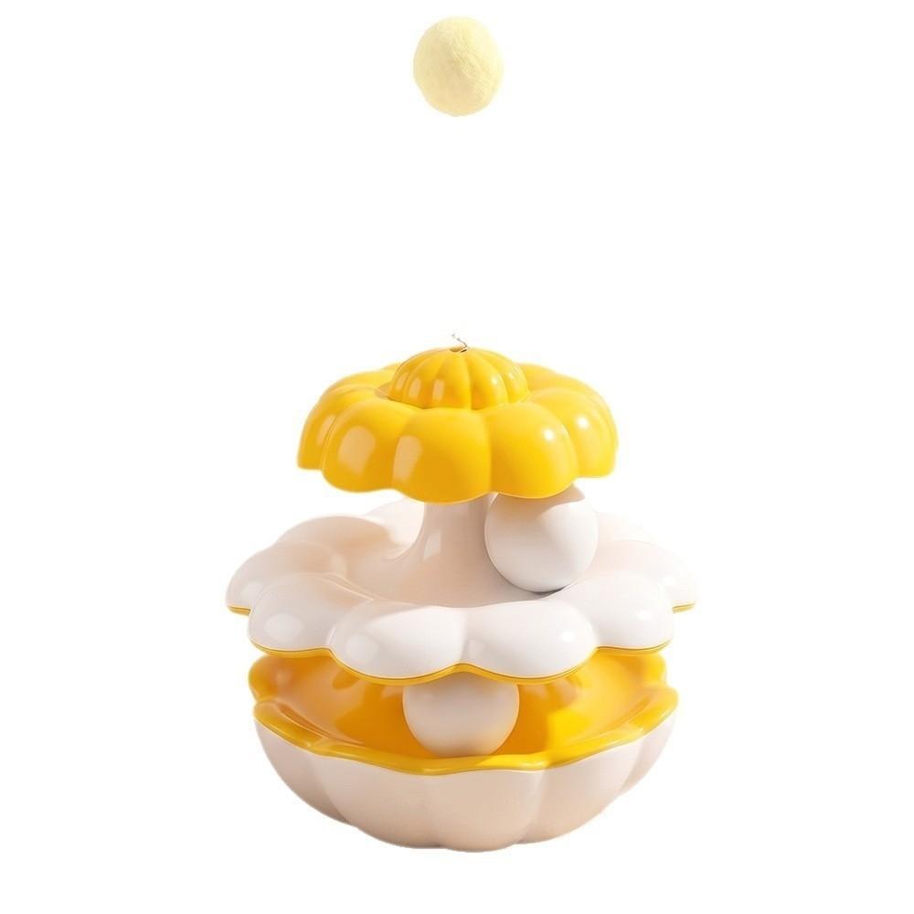 Spring Toy Interactive Cat Toy Plastic Tumbler Cat Toy Cat Turntable Toy  Boredom Relief Activity