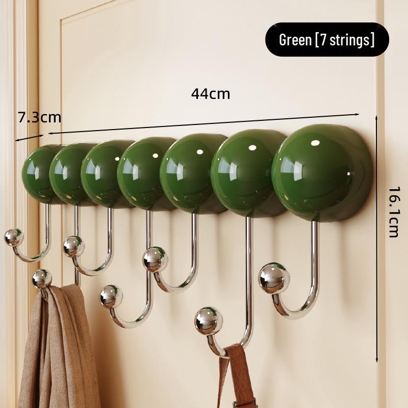 No-Drill Suction Cup Hook: Strong Load-Bearing Adhesive for Bathroom, Bedroom, Kitchen, Door, and Hat Storage.