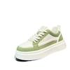 Men's Shoes Summer Breathable Trend Versatile Casual White Board Shoes Youth Non-slip Sports Thick Sole Heightening White Shoes