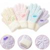 Soft Kids Winter Gloves Warm Cuffs Full Finger Mittens Gifts Children's Knit Gloves  for Girls