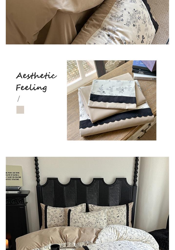 Mei Yun Ge Full Cotton French Printed Cotton 133 * 72 Four Piece Set