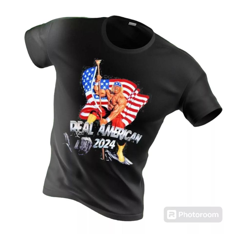 SALE HOT HOT - Hulk Hogan Real American 2024 Shirt SIZE S-5XL Unisex T-Shirt XXXL