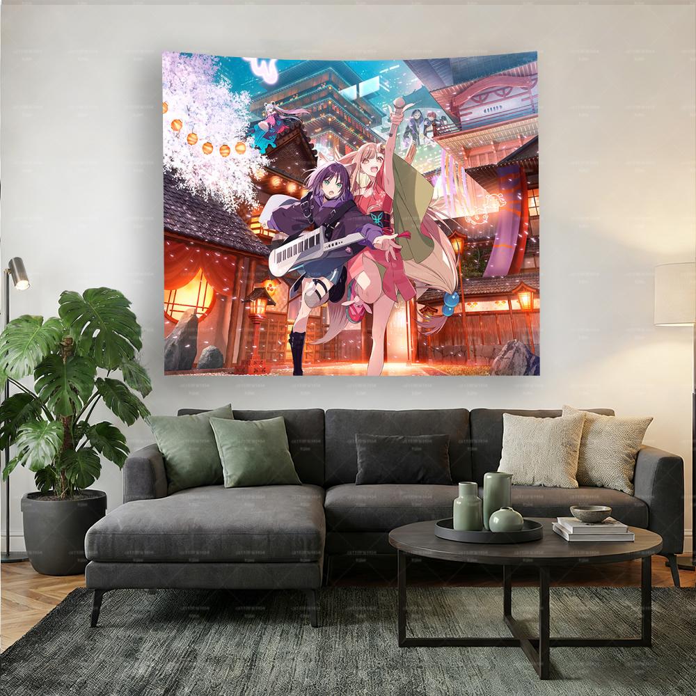 

TTouhou Project KKaguya Houraisan Tapestry Anime Wall Hanging for Bedroom Living Room Dorm Ideal for Manga Fans Collection 74x94cm(29x37in)