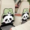 Anti-wear Car Seat Back Protection Pad Cute Storage Bag Car Seat Anti-kick Pad   Four Seasons