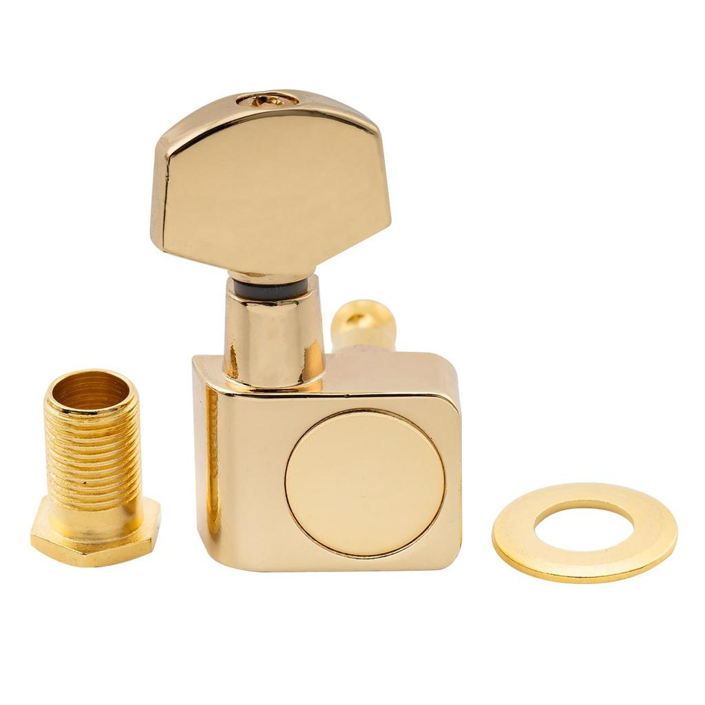Musiclily Pro Guitar Tuners for Fender Electric Gold 6-in-line 2-pin Stratocaster/Telecaster Guitars,