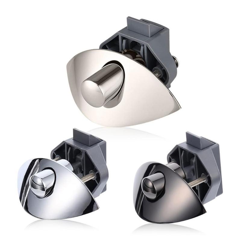 Cabinet Lock Handle Furniture Door Lock Cupboard Hardware Household Drawer Keyless Button Lock Push Catch