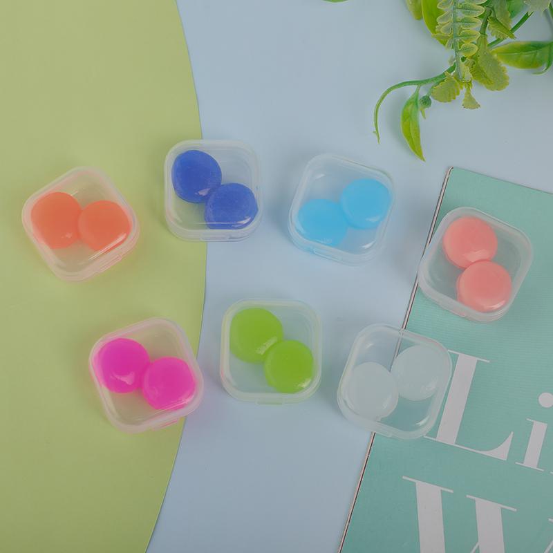 2 Pezzi Tappi per Orecchie in Silicone Riutilizzabili Tappi per Orecchie in Cera di Silicone Tappi per Orecchie Modellabili per Nuoto Riduzione del Rumore Cancellazione Protezione per il Sonno