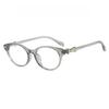 New Design Small Frame Sunglasses for Women Fashion Retro Anti Blue Light Sun Glasses Personalized Oval Frame Eyeglasses