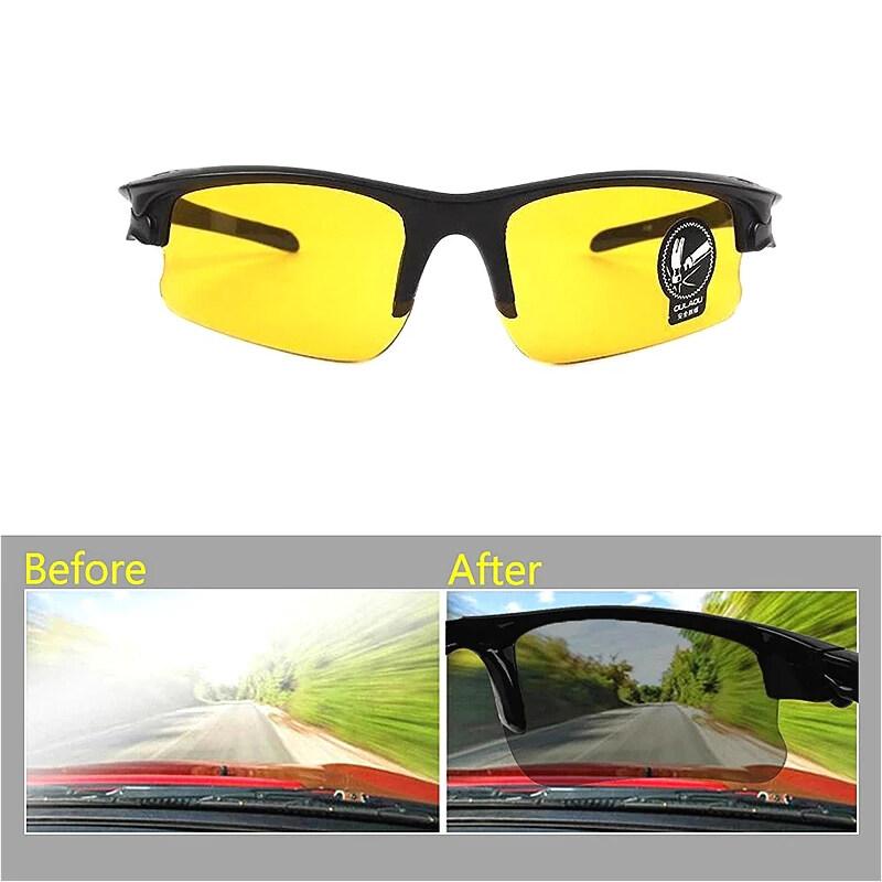 Car Driver Anti-Glare Night Vision Goggles Men Driving Non-polarized Sunglasses Shades Eyewear