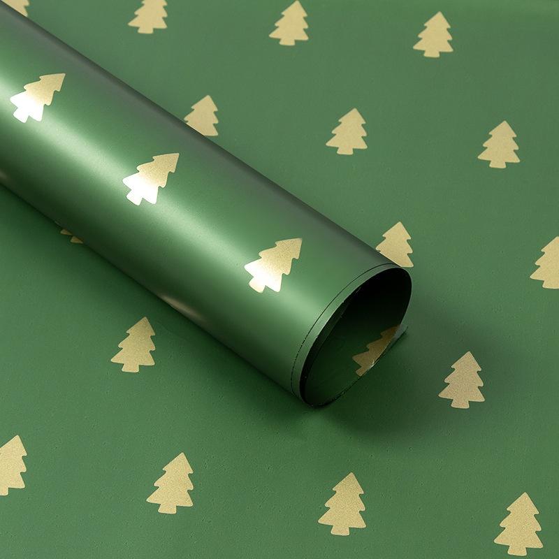 5ks Vánoční voděodolný balicí papír Sváteční večírek Štědrý večer Valentýn Kytice Dárkové balení Dekorace