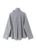 2025 Women's Autumn/Winter European-American Casual Loose Long Sleeve Slanted Button Shirt