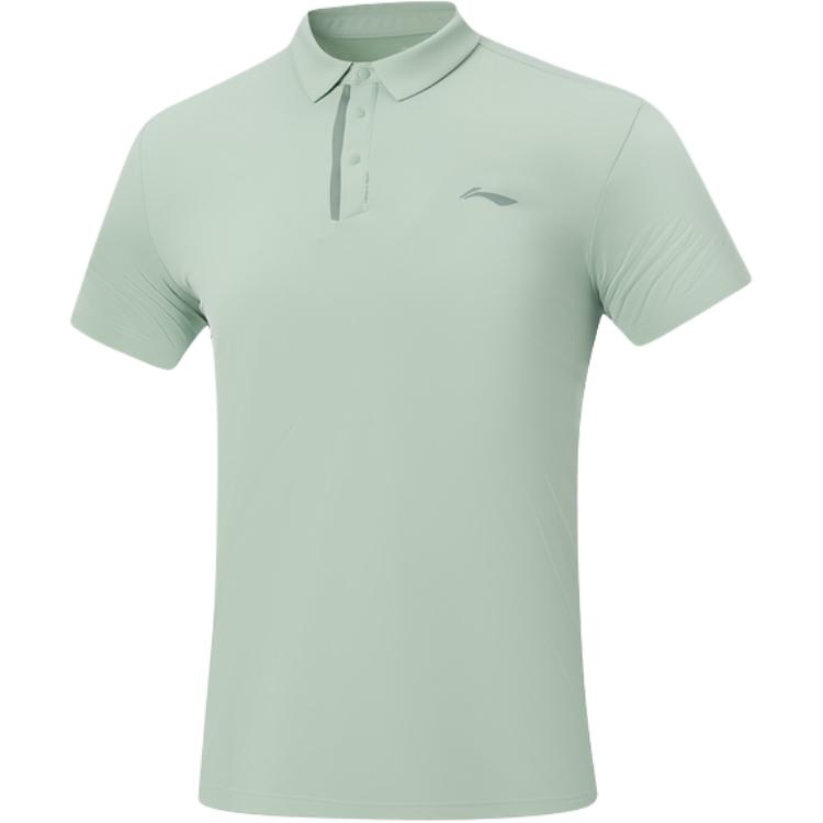 Li-Ning Plain Minimalist Versatile Casual Short Sleeve Polo Shirt Men tops APLW163-7 S