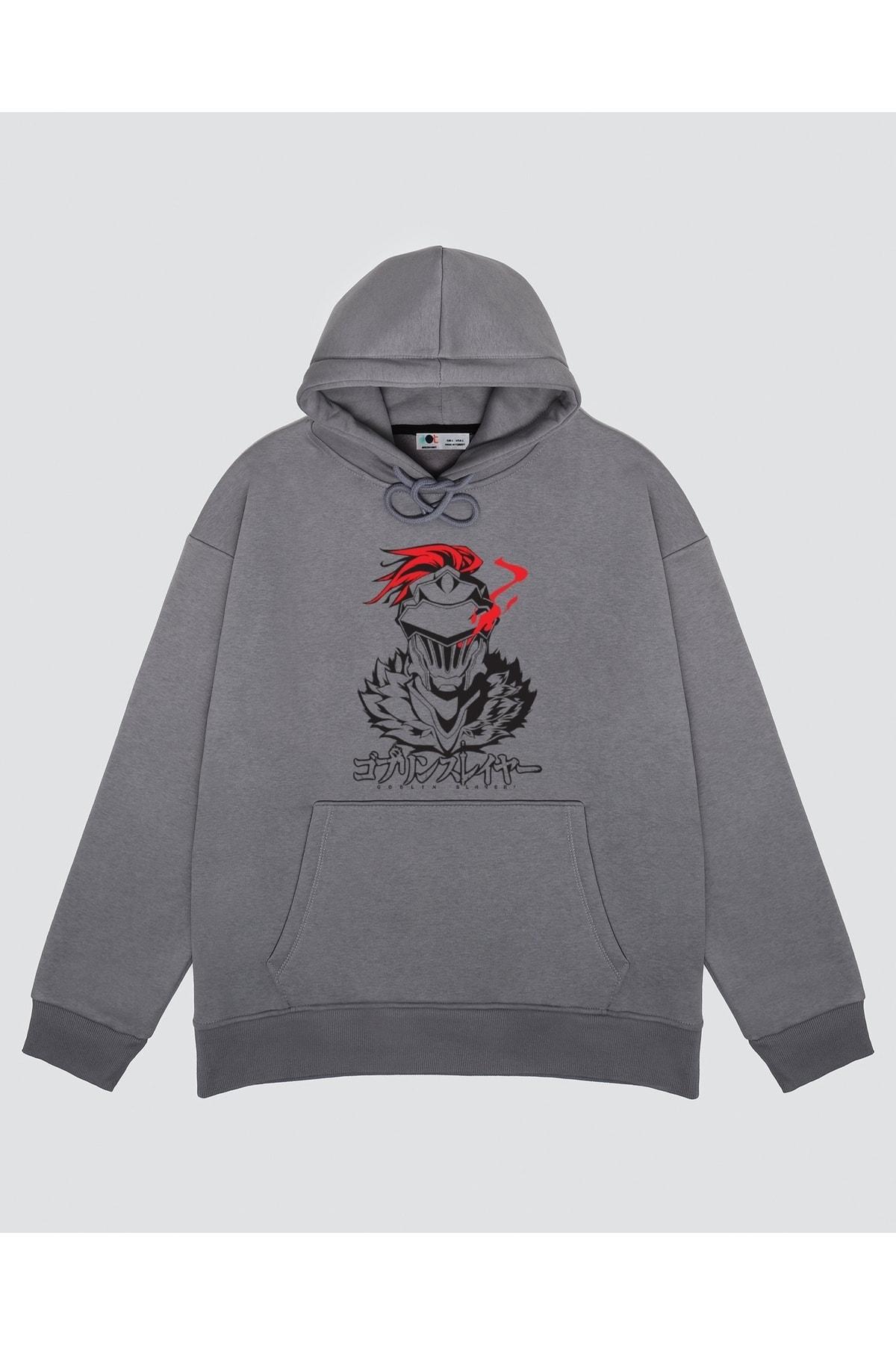 

Unisex Gri Kapşonlu Sweatshirt Orcbolg
