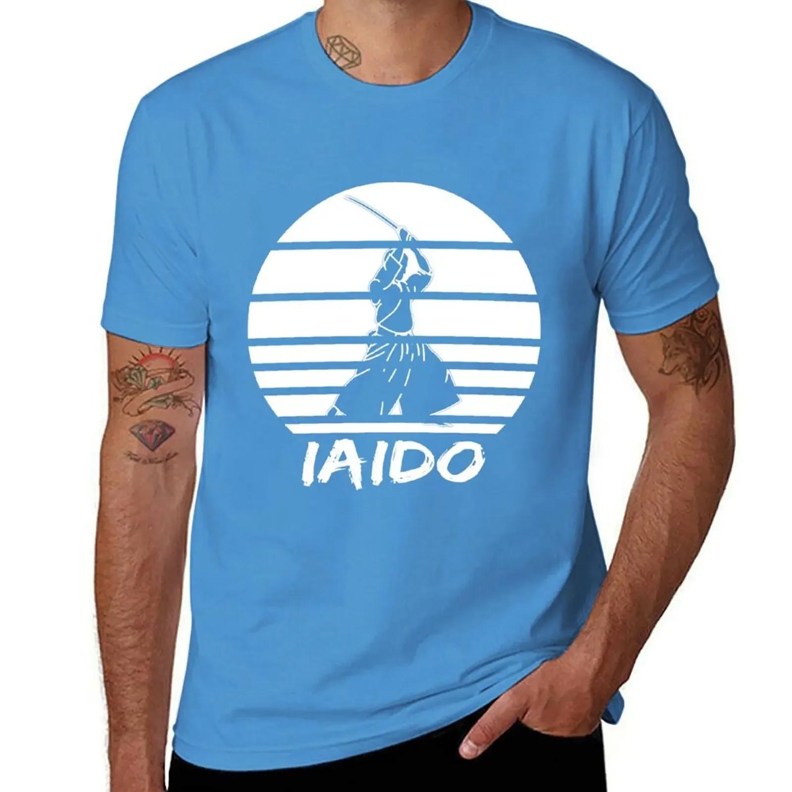 

Iaido T-Shirt customs shirts graphic tee korean fashion oversized t shirt men S