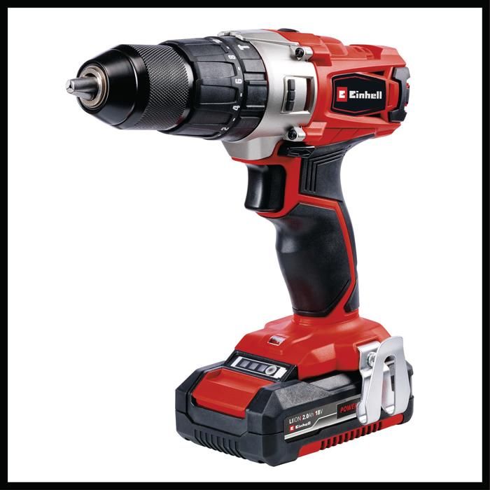 Einhell Bohrschrauber-Set te-cd 18/2 li + Schlagschrauber te-ci 18/1 li pxc (18V) 2 Akkus 2,0 Ah und Ladegerät geliefert