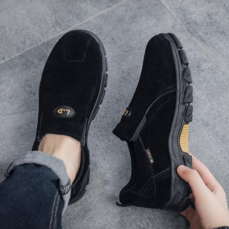 Men's Hiking Shoes Outdoor Non Slip Camping Climbing Shoes Fashion Casual Sports Shoes High Quality Suede Loafers Men's Sneakers