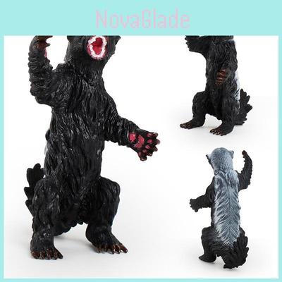 Premium Quality Honey Badger Ratel Figure Wild Animal Model Toy For Kids Gifts